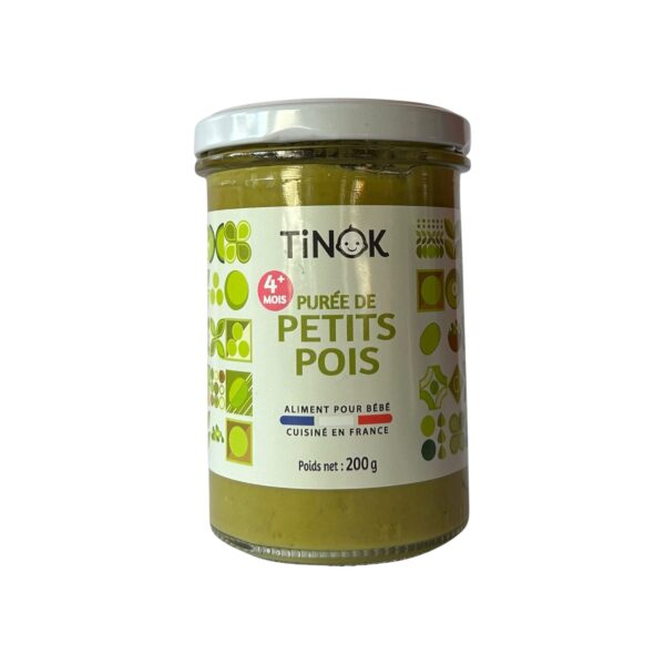 800-Purée de Petit Pois 4mois Tinok-200g