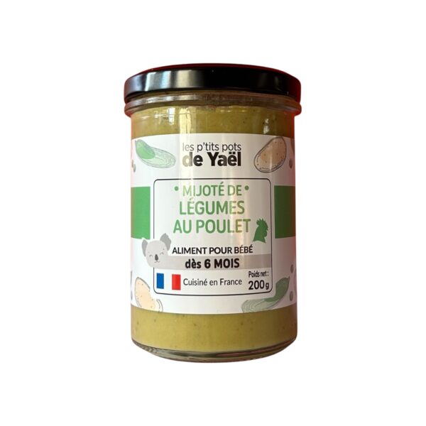 403-Mijoté de Légumes verts au Poulet Yael-7mois